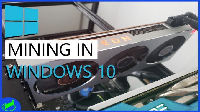Mining In Windows 10 | Optimizing Your Mining Rig For Mining In Windows