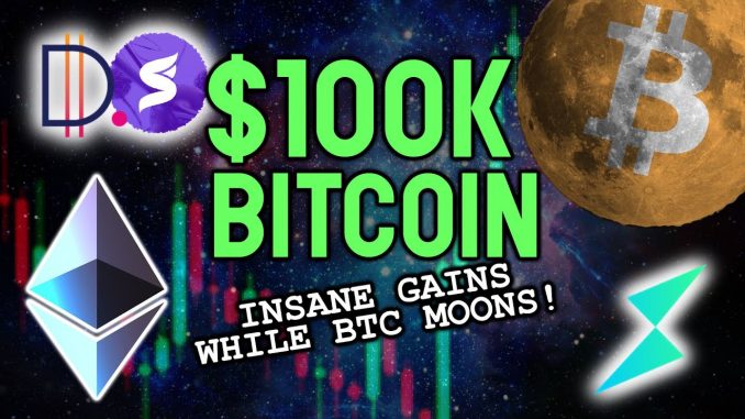 $100K BITCOIN INCOMING! These coins are going to explode with gains as BTC moon!