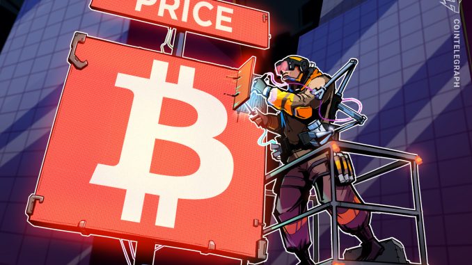 Bitcoin price tumbles to 10-day lows as ‘Notorious B.I.D.’ keeps support at $22.5K