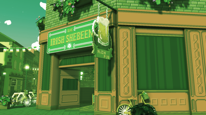 Loneliest Pub in the Metaverse: St. Patrick’s Day in The Sandbox