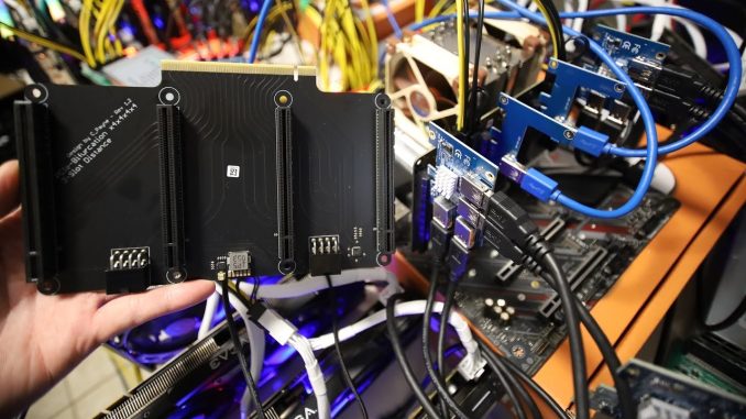 16 GPUs MINING on 1x PCIE x16 SLOT!!!