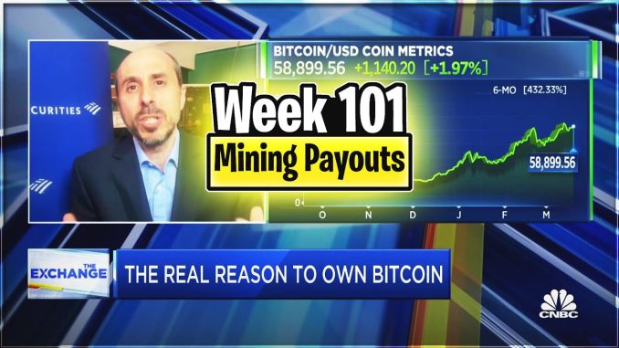 Week 101 | Mining Payouts 3/21/21