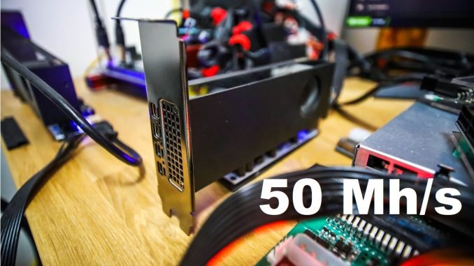 RTX A2000 ETHEREUM HASHRATE at 50Mh/s! How?