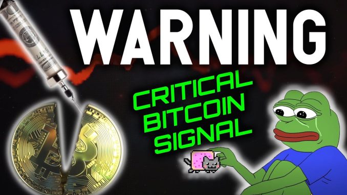 WARNING! THIS ONE BITCOIN SIGNAL MEANS EVERYTHING!!