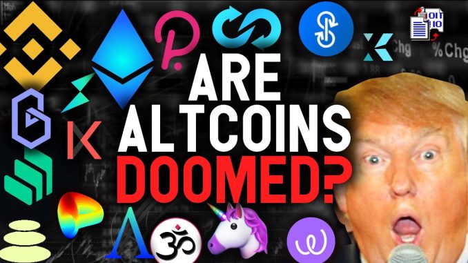 ALTCOINS DOOMED? Stimulus negotiations "called off" until after election