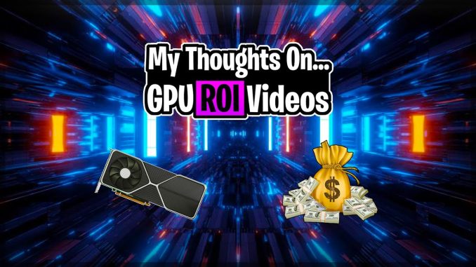 Thoughts on ROI Videos | Crypto Thoughts