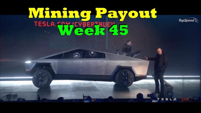 Week 45 | Mining Payouts 11/26/19