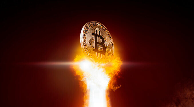 Bitcoin heading to the moon