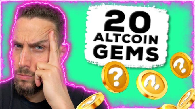 20 ALTCOIN GEMS YOU MUST HAVE ON YOUR RADAR (Last Chance)