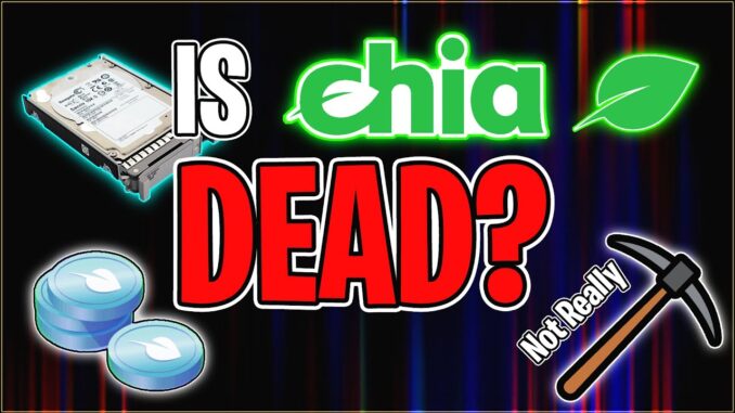 Is Chia Dead? | Crypto Thoughts