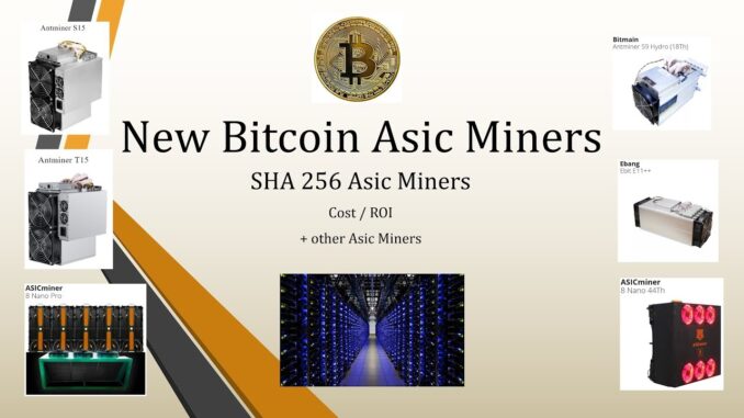 New Asic Antminer S15 + T15 Review (Cost / ROI + Other Asic Miners)