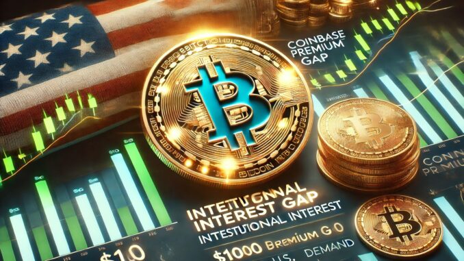 Institutions Driving Bitcoin As Coinbase Premium Gap Hits $100 – Trump Win Brought Back US Demand