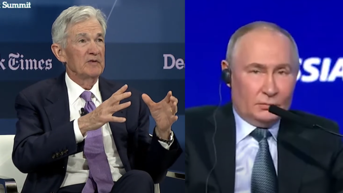 Bitcoin Jerome Powell Vladimir Putin