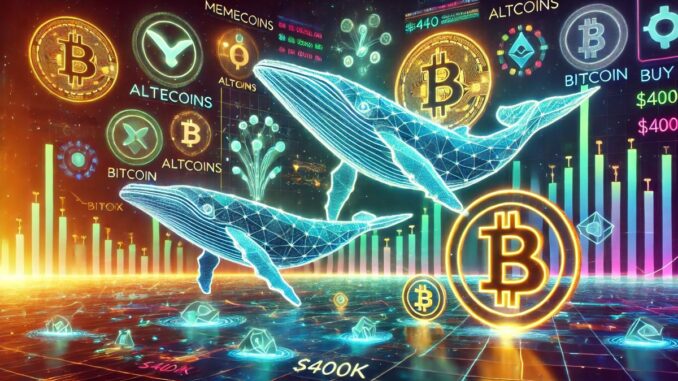 Memecoins Follow Bitcoin Whales Flock to Crypto All Stars