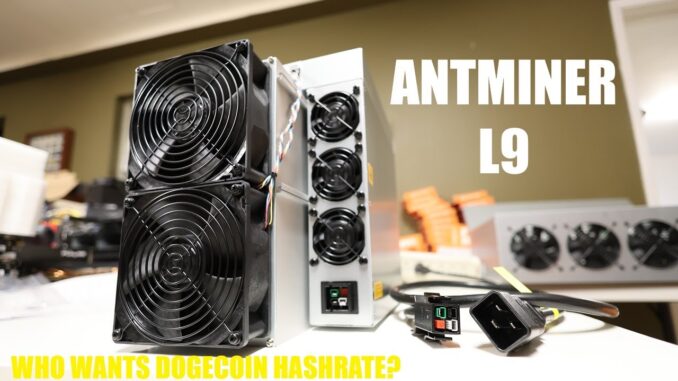 Unboxing and Setting Up The Antminer L9! The Best Dogecoin Miner for 2025