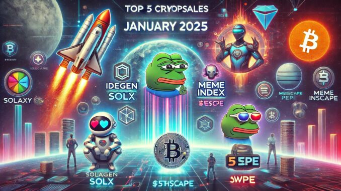 Top 5 Crypto Presales to Keep an Eye on in January 2025